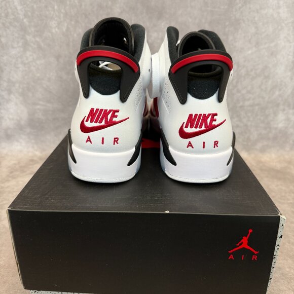 Air Jordan 6 Retro – White/Carmine-Black | Men’s Size 9 | New in Box